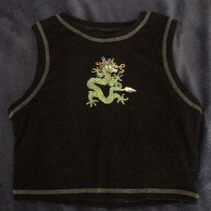 cute dragon tank top